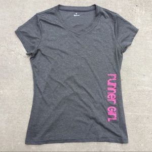 Grey Runner Girl Shirt